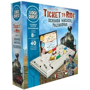 Gémklub Logquest: Ticket to Ride - Gioco da tavolo in ungherese