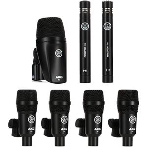 AKG DRUMSET SESSION 1 Set Microfoni Pro dinamici cardioide, cablato per batteria