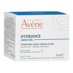 AVENE (Pierre Fabre It. SpA) Avene Hydrance Aqua-Gel Crema Idratante 50 ml - Idratazione Intensa e Comfort per Tutti i Tipi di Pelle