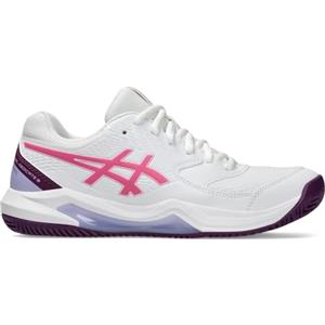 ASICS 1042A241-100 Gel-Dedicate 8 Padel Donna, White/Dragon Fruit EU 43.5
