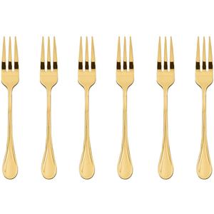 Sambonet Set 6 pz Forchettine Dolce Royal Confezione Regalo Pvd Gold