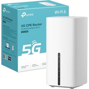 TP-Link Archer NX200 Router 5G Wi-Fi 6 AX1800 Mbps con SIM, Dual Band, Plug & Play, Porta Gigabit WAN/LAN, 4K-QAM, Beamforming, 8 × 5G/LTE, 2 × Wi-Fi Antenne Interne, EasyMesh, HomeShield