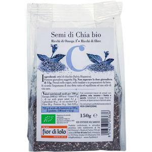 PROBIOS Srl SOCIETA' BENEFIT Fior di Loto Semi di Chia Biologici per Alimentazione - 150g