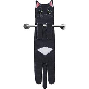AGRIMONY Regali Divertenti Gatto Asciugamani,Natale Decorazioni Asciugamano Cucina Bagno,Gatti Gadget Utili Originali,Idee Regalo Oggetti per La Casa Nuova,Regalo Compleanno per Donna Mamma Amanti dei Gatti