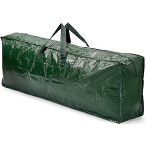 LoviStore Custodia per Albero di Natale Sacco Sacca Borsa Borsone Porta Albero Scatola Trasporto, in Tessuto Resistente Verde, con Zip e Maniglie, Per Alberi 150/180/210/240 cm (per albero 150/180 cm)