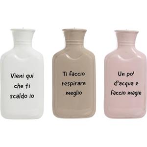 Tata Home Set 3 Umidificatore Termosifoni Riscaldamento Contenitore Evaporatore d'Acqua Stanza Con Gancio Flessibile 3 Colori Mod. Boule Chic