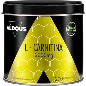 Aldous Bio Carnitina 2000mg - 200 Compresse - Energia, Recupero Muscolare, Resistenza - 2932mg L-Carnitina Tartrato per Dose GIornaliera - Alta Potenza - Integratore Concentrazione - Pre Workout - Vegan -ALDOUS