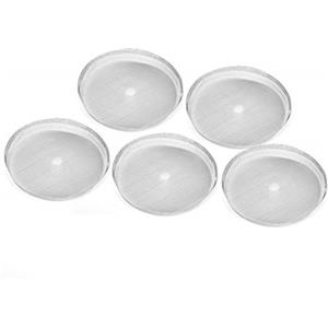 HERCHR Filtro di Ricambio French Press, 5 Confezioni filtri a rete riutilizzabili in acciaio inossidabile per macchine da caffè francesi universali, Schermo di Ricambio per Presse Francesi da Staccabili