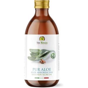 Teo Natura TeoNatura Pur Aloe Arborescens, succo e polpa,aumenta difese immunitarie, antinfiammatorio naturale, antiossidante e detox - 500 ML