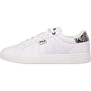 Fila Lusso F Wmn, Scarpe da Ginnastica Donna, White Black, 36 EU