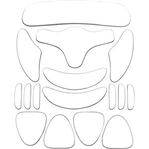 THXFUNAREA Cerotti per Il Viso Silicone Pad Silicone Riutilizzabili Adesivi Antirughe per il Viso Compreso di Petto Patch Collo Collo Maschera Gli Occhi Guancia Fronte Pad per Riduzione Rughe,16 pezzo