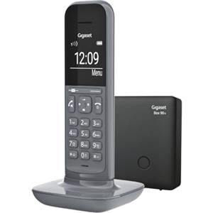 Gigaset CL390A Telefono Cordless con Segreteria Telefonica, Funzione Black List, Vivavoce, Display Ampio, Grigio [Versione Italiana]