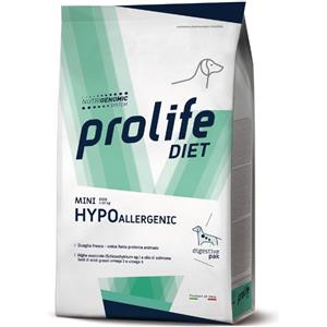 Prolife Diet Hypoallergenic Mini 5kg - Crocchette dietetiche per cani adulti di taglia piccola, riduzione intolleranze, con carne fresca