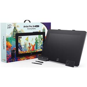 XP-Pen Artist Pro 24 Gen2 - Tavoletta grafica 4K da 23,8 pollici con Calman Verified Display e supporto stilo a 60 inclinazioni