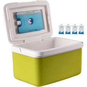 Generico Frigo Termico Portatile, 15 L Borsa Frigo Rigida, Distributore Di Bevande Isolato, Borse Frigo Campeggio, Refrigeratore per Bevande, Cibo Bevande Campeggio All'aperto E Picnic