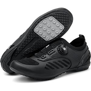 Webrosistol Scarpe Ciclismo Strada Uomo Donna Traspirante Outdoor Indoor MTB SPD Flat Unisex-Adulto Scarpe Spinning Bici da Corsa