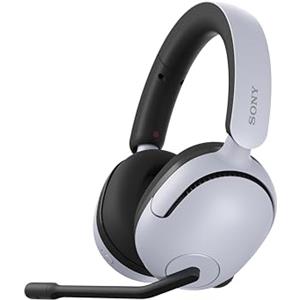 Sony INZONE H5 - Cuffie gaming wireless, Suono spaziale a 360 gradi per il gaming, Vestibilità comoda, Durata della batteria 28 ore, Bassa latenza, Microfono con AI, Compatibili con PC e PS5-Bianco