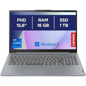 Lenovo IdeaPad Slim 3 Notebook 15,6" FHD (1920x1080), Intel Core i7-13620H, RAM 16GB, 1TB SSD, Grafica Intel Integrata, WiFi 6, Tastiera itaiana, Windows 11 Home - Arctic Grey