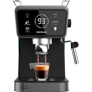 Cecotec Macchina da Caffè Espresso Power Espresso Touch Coldbrew. Espresso, Cappuccino, Caffè Freddo, 20 Bar, Beccuccio Vapore Orientabile