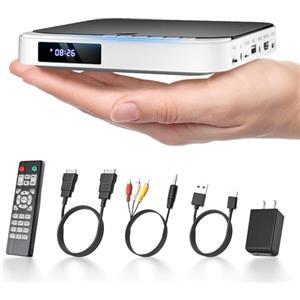 Desobry Mini-DVD-Player HDMI, kleine DVD-Player