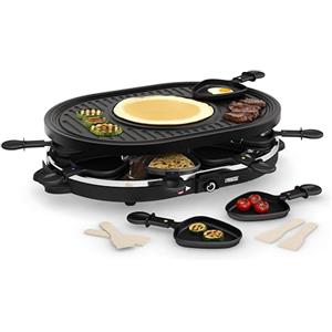 Princess 01.162700.01.001 Raclette 8 Oval Grill Party, Nero