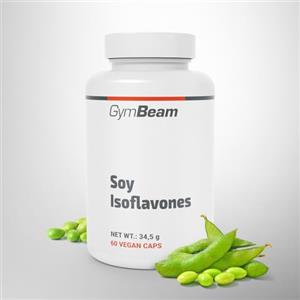 GymBeam Isoflavoni di Soia, Composti Bioattivi per l'Equilibrio Ormonale Femminile, Capsule Vegane, Adatte per la Menopausa e la Salute Generale della Donna