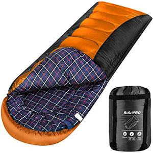 RISEPRO Sacco Nanna Leggero, Impermeabile 3-4 Stagioni Caldo Freddo per Adulti e Bambini Indoor & Outdoor: Camping RB8627G