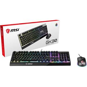 MSI Vigor GK30 Combo IT Tastiera Gaming Semi Meccanica e Mouse