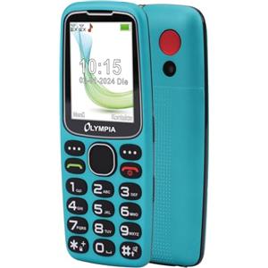 Olympia Star - Telefono cellulare per anziani | comodo con tasti grandi | display LCD a colori | pulsante SOS | cellulare anziani senza contratto | funzione vivavoce | Bluetooth | slot microSD |