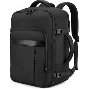 VSNOON per Zaino Ryanair 40x30x20, 24L Zaino da Viaggio Bagaglio a Mano | Zaino Viaggio Con Tasca Bagnata, Impermeabile Zaino per 15.6 pc portatile per Ryanair, Wizz Air, ITA Airways, Vueling, Nero