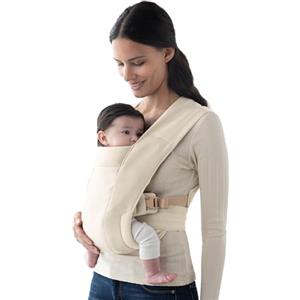 Ergobaby Embrace Cozy - Marsupio per neonato (3,2-11,3 kg), crema