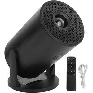 Topiky Mini Proiettore con Wifi e Bluetooth, Videoproiettore Girevole a 270° Supportato 1080P, Mini Proiettore di Film Portatile da Esterno per Smartphone PC Laptop Android
