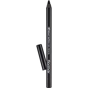 Flormar Extreme Tattoo Gel Pencil - Eyeliner Gel Waterproof con Effetto Tattoo - Matita Occhi Glitter a Lunga Durata, Pigmentata e Sfumabile, Matita per Interno Occhi, 006 Onyx