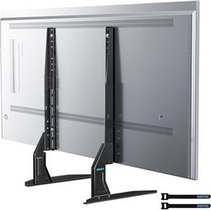 BONTEC Supporto Piedistallo TV per Schermi TV LED LCD OLEDPlasma da 22-65 pollici, Può Supportare in Sicurezza 50 kg e il Peso Massimo. VESA 800 x400mm