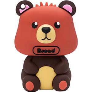 leizhan 32GB Chiavetta USB ad Alta Velocità Pen Drive Carino Orso bruno Design Memory Stick per la Famiglia Studente Amico
