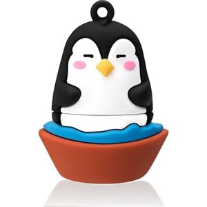 leizhan 16GB Chiavetta USB ad Alta Velocità Pen Drive Carino Pinguino Design Memory Stick per la Famiglia Studente Amico