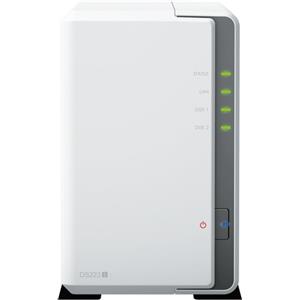 Synology DiskStation DS223J server NAS e di archiviazione Desktop Collegamento ethernet LAN Bianco RTD1619B