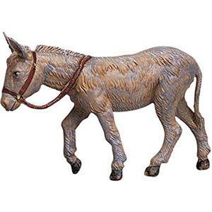 Fontanini Statuine Presepe: Asino in piedi 12 cm Fontanini
