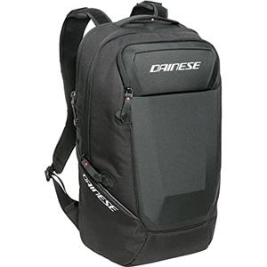 Dainese - D-Essence Backpack, Zaino Moto Nero, Zaino da Viaggio da 22.2L, Pratico, Capiente e Leggero, da Ufficio, Scuola, Lavoro con Tasca per PC Portatile, Unisex