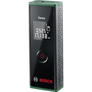 Bosch Metro Laser Distanziometro Laser Zamo con Adattatore a ruota e a linee Laser (misurazione facile e precisa fino a 20 m, 3a generazione)
