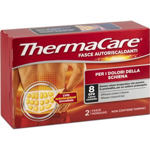 ThermaCare Fascia Autoriscaldante per Dolori alla Schiena - 2 Pezzi, Calore Terapeutico Senza Farmaci