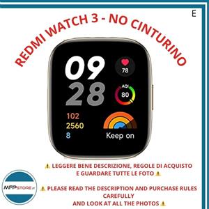 Xiaomi Redmi Watch 3 - Smartwatch AMOLED, Chiamate Bluetooth, 5ATM - TESTATO