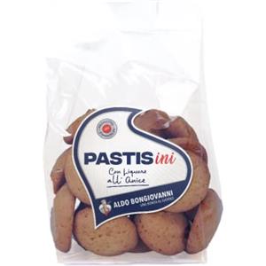 BONGIOVANNI FARINE E BONTA' NATURALI Biscotti al Pastis | Biscotti Artigianali | Biscotti con Anice Senza Glutine | Confezione da 150 gr