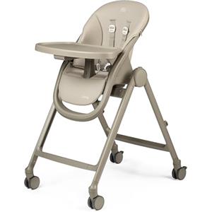 Peg Perego PEG Living Seggiolone-sdraietta 3-in-1, Design Contemporaneo, Comfort Recline, Seduta Regolabile in Altezza, Ruote 360°, Chiusura Compatta, da 0 mesi fino a 15 kg, Space Sand
