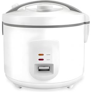 Avilia - Cuociriso Elettrico da 700W con Vaporiera Integrata e Pentola Antiaderente, Cucina Sana e Veloce, Mantiene il Calore Automaticamente, Ideale per Riso e Cottura al Vapore
