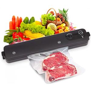 Avilia Sottovuoto Alimenti Portatile Automatica | Macchina per conservare alimenti | Mantieni il Fresco e Proteggi da Batteri e Muffa | Resistente all'Umidità e Anti-Ossidante