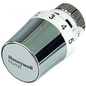 Honeywell Home Radiatori Testa termostatica Thera-5, connessione M30 x 1,5, con posizione zero, bianco/cromato, colore - bianco/cromato