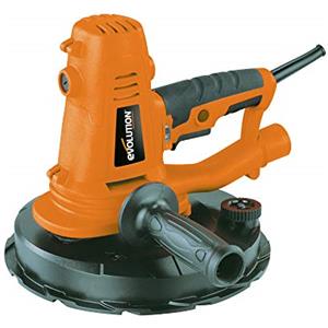 Evolution Power Tools - Levigatrice manuale a secco per muro, sverniciatore muro, levigatrice per marmo, frattazzatrice elettrica, stonacatrice, fresatrice per muro 225 mm (230 V)