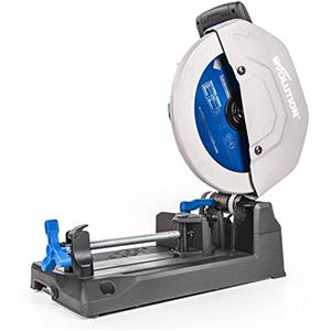 Evolution Power Tools Evolution S355CPS - 355 mm Troncatrice a trazione industriale per acciaio - Non genera surriscaldamento, ronzii o scintille - Lama per acciaio dolce inclusa