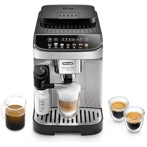 De'Longhi Magnifica Evo ECAM292.81.SB Macchina da Caffè Automatica, Chicchi Macinati al Momento, Caraffa MontaLatte Automatica per Cappuccini, 7 Bevande One Touch, Spegnimento Programmmabile, Argento